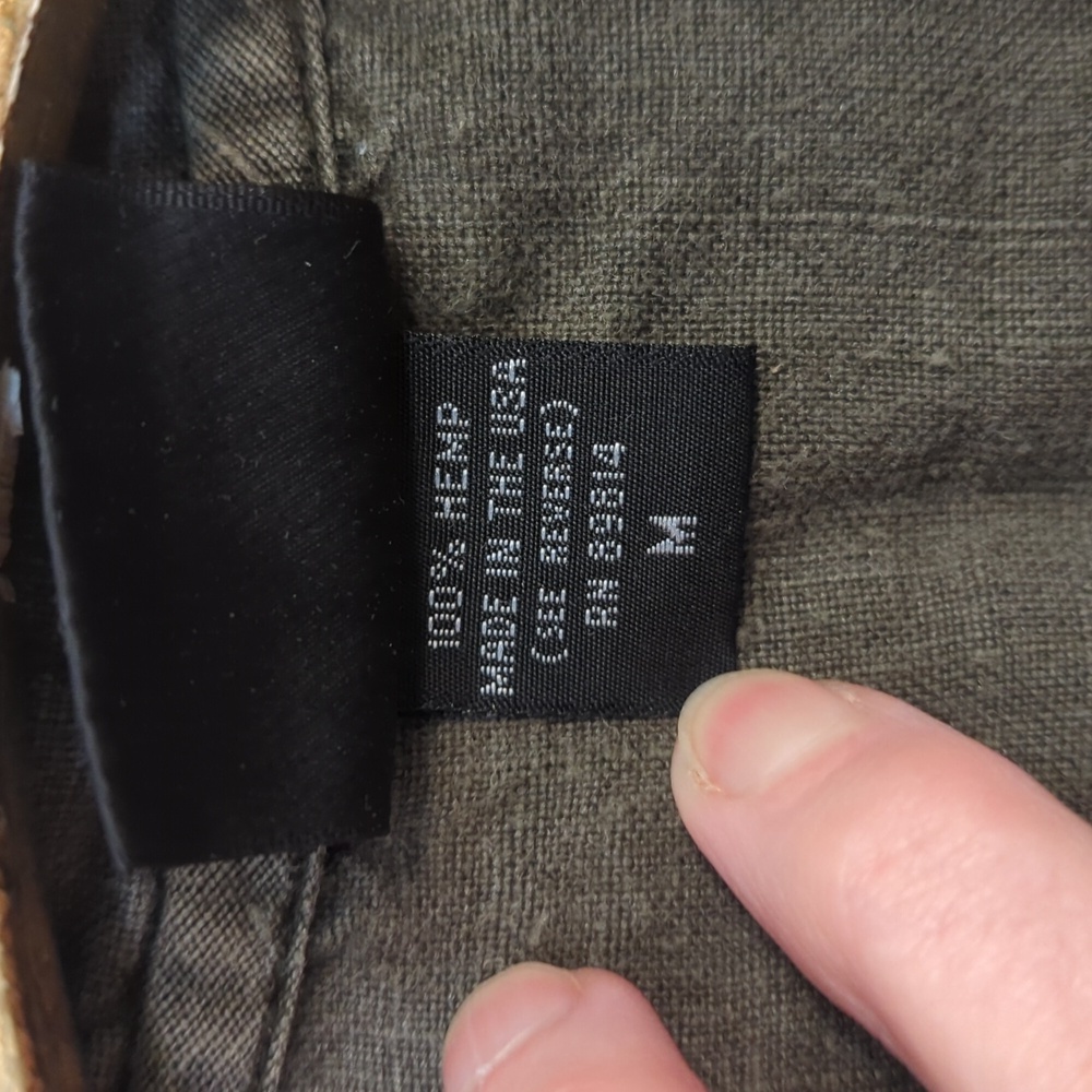 Green Hemp Blouse - Picture 7 of 10